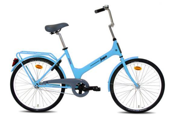 Sininen Jopo-polkupyörä
