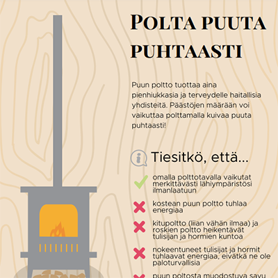 Polta puuta puhtaasti esite