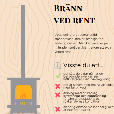 bränn ved rent