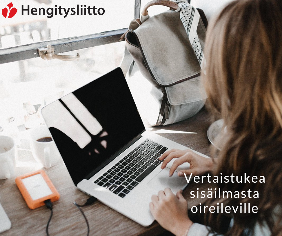 Kuvituskuva Hengitysliiton tarjoamasta vertaistuesta sisäilmasta oireileville.